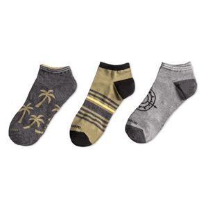 Life is Good 3 Pack Men's Palm & Compass Low Socks